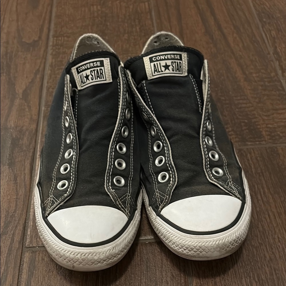 Converse Black Slip-On Sneakers